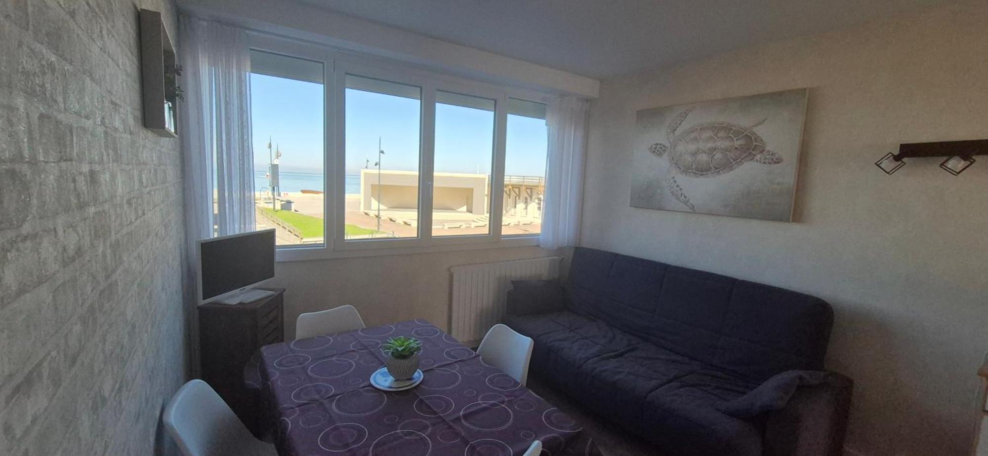 Residence Du Bord De Mer 9 Appartements Avec Une Vraie Vue Mer 르트레포르 외부 사진
